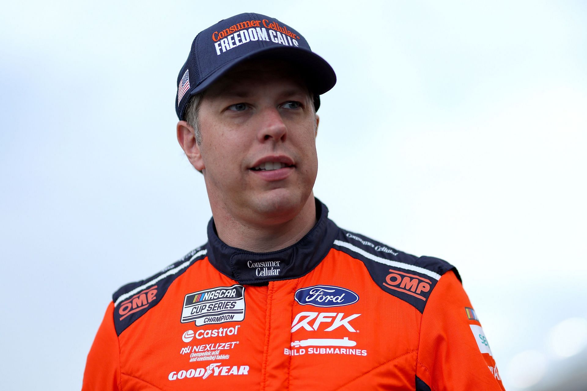 Brad Keselowski during the 2025 Quaker State 400 - Source: Getty